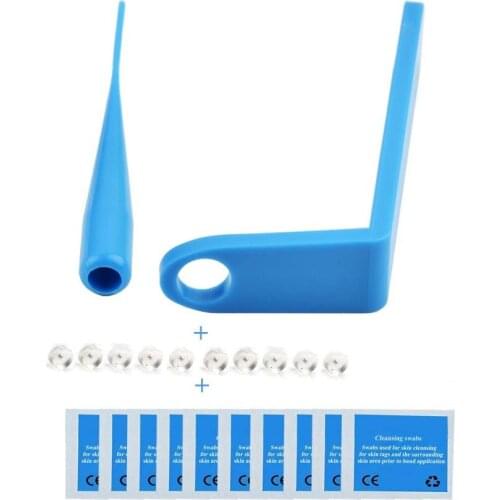 Newest 1 Set Micro Skin Tag Remover Band Home Use Cleansing Swabs With 10 Alcohol Cotton Tablets Home Face Care dropping