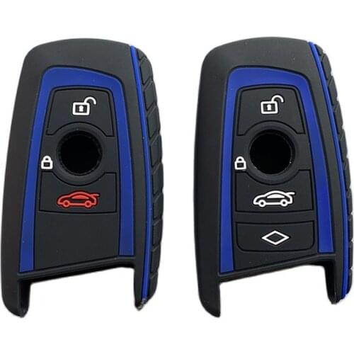 New silicone key fob cover case protect skin hood for BMW F10 F20 F30 Z4 X1 X3 X4 M1 M2 M3 E90 1 2 3 5 7 SERIES Remote keyless
