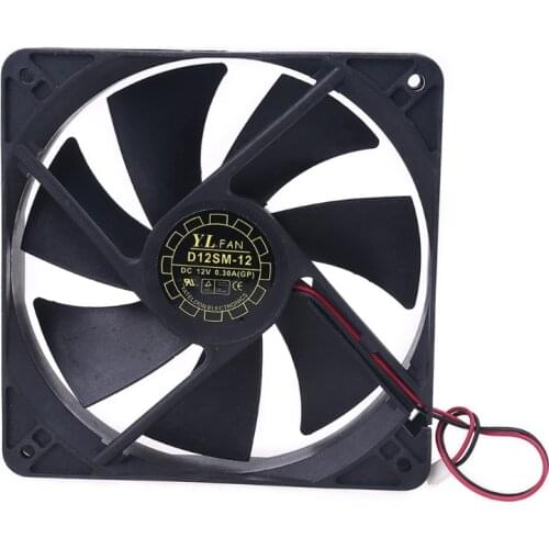 Original server cooling fan for Yate Loon D12SM-12 12V 0.30A 120*120*25MM Miner K3KE
