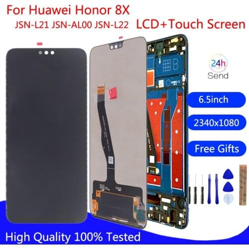 Original For Huawei Honor 8X LCD Display JSN-L21 JSN-AL00 JSN-L22 Touch Screen Digitizer Repair Parts For Honor 8X LCD Display