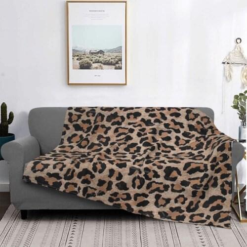 Cheetah Leopard Print Throw Blanket Bedroom Carpet Wearable Blanket Covers Bed Winter Furry Bed Cover 260 Bedroom Rugs