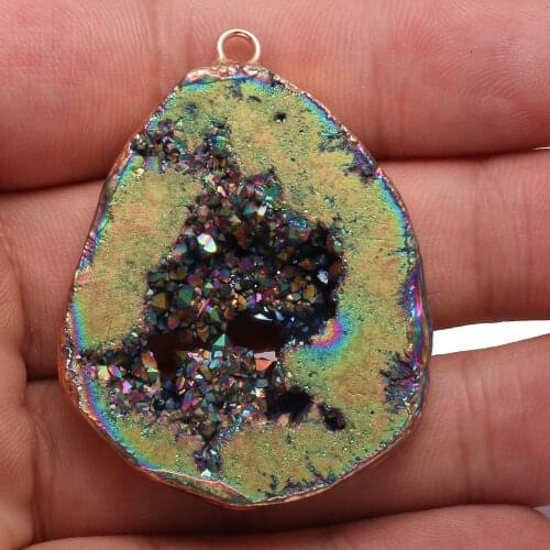 Natural Stone Pendant Irregular Agates Pendant For Jewelry Making DIY Necklace Bracelet Anklet Accessory