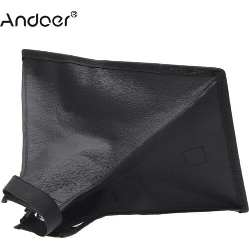 Andoer 20 * 30cm / 7.9 * 11.8in Portable Photography Flash Diffuser Mini Softbox Kit for DSLR Speedlite Flash