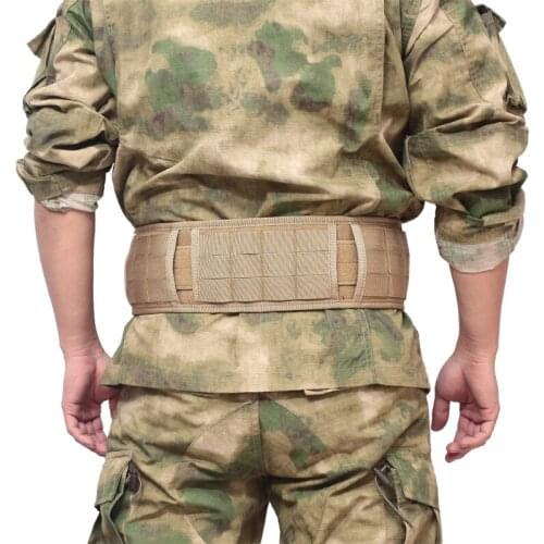 Tactical Belt Military Molle Battle Belt Army Combat Outdoor Adjustable CS Hunting Padded WaistBand Paintball Airsoft Gear