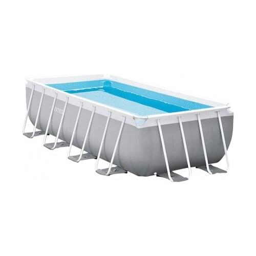 Removable Prism Frame rectangular pool with scrubber