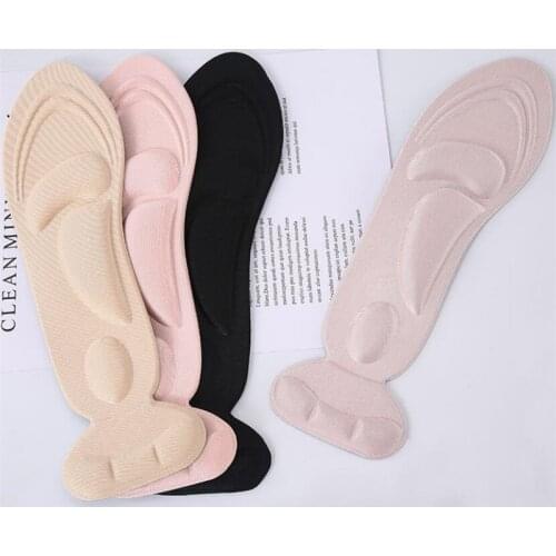 7D Arch Support Silicone Shoes Pad Comfortable Gel Insoles Men Massage Sole Shoe Women Insoles Inserts Shock Absorption Pads