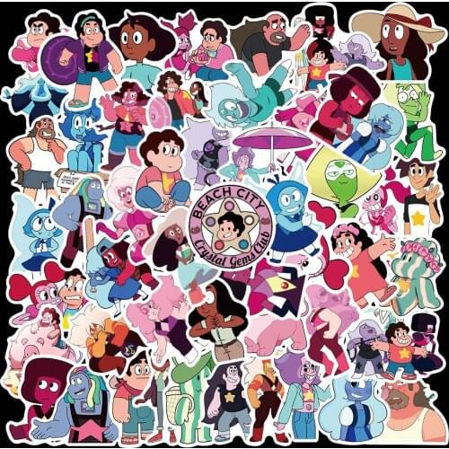 10/50pcs Steven Universe Cartoon Anime Stickers for Guitar Luggage Skateboard Luggage Aesthetic Car Decals Stickers Children Toy