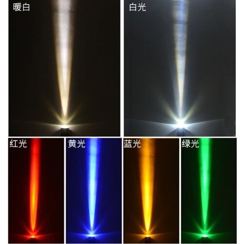 LED outdoor one beam spotlight Hotel exterior wall roof landscape lighting remote waterproof 10W narrow column floodlight