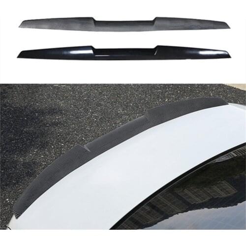 Universal Car Trunk Wing 120x8.5CM Carbon Fiber Punch-free Car Spoilers & Wings Exterior Accessory for Bmw for Audi for Tesla