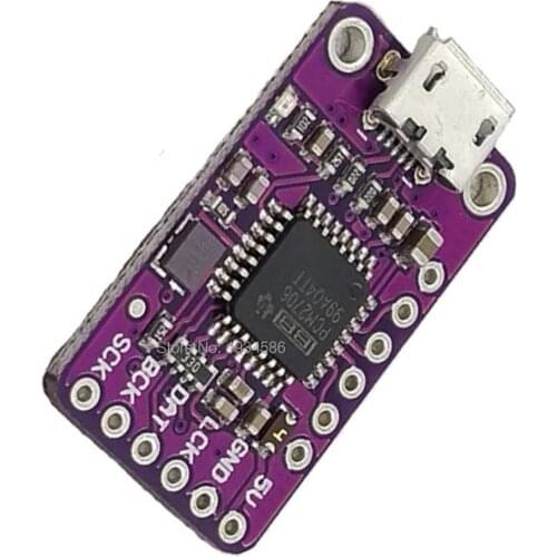 USB I2S PCM2706 Audio Power Amplifier OTG Sound Card Sub Card MAC DAC Slave Card Daughter Card Decorder Android 4.0 And Above