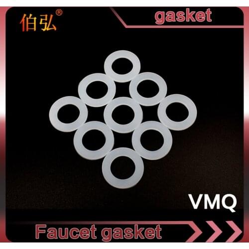 1/4" 3/8" 1/2" 3/4" 1" 1.2" 1.5" 2" White Gasket Silicone Rubber VMQ Corrugated hose faucet O-ring Washer