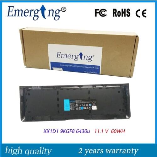 11.1V 60WH New Original Laptop Battery for Dell Latitude XX1D1 9KGF8 E6430U E6510U