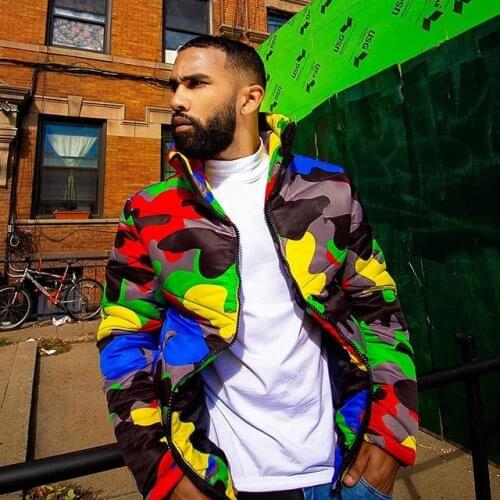 2020 Plus Size Camouflage Winter Jacket Men Warm Turtleneck Coats Casual Parkas Zip Up Down Jacket for Women Couple Outfit Tops