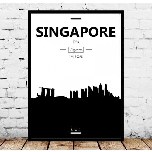 Singapore St Petersburg Stockholm Stuttgart Tokyo Utrech Venice Vienna Warsaw Washington Zurich City Abstract Poster