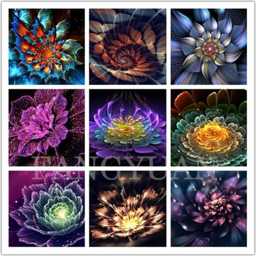 5D Diy Diamond Painting New Flower Diamond Embroidery Sale Mandala Pictures of Rhinestones Mosaic Wall Art for Home Fecoration