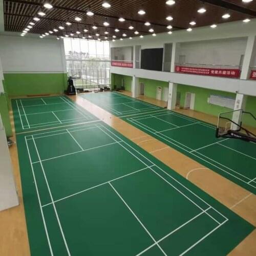 Beable Premium Quality Multi-Purpose PVC Badminton Sports Indoor Court Roll Mat Floor