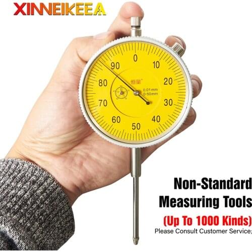 Boutique Mechanical Dial Indicator Stainless Steel Length Measuring Tool Specification 0-3mm 0-5mm 0-10mm 0-20mm 0-30mm 0-50mm