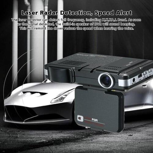 KKMOON 2 in 1 Dual Lens Car DVR Dash Cam Camera Camcorder Logger Motion Detection / Loop Recording / G-sensor / Night Vision