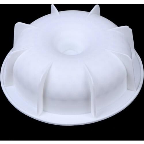Round Grid Shaped Silicone Cake Mould Baking Tray Cake Pan Decorating Tool Non-stick Bakeware Pastry