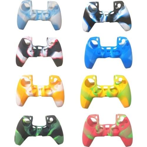 Washable Handle Sleeve Silicone Case Dustproof Skin Protective Cover Anti-Slip for S-ony PlayStation PS5 Controller