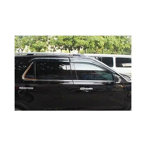 Stainless Steel Bottom window frame sill Trim 6pcs For Ford Explorer 2011 2012 2013 2014