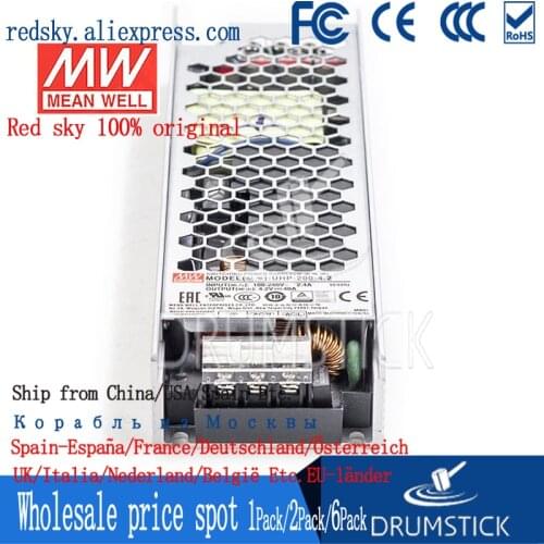 Transmit MEAN WELL UHP-200 3.3V4.2V5V12V15V24V36V48V55V 200W single output switching power supply replace RSP