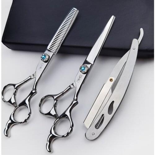 Professional Hairdressing Scissors 440C Steel Hair Salon Styling Hairdressing Tools 6 Inch Japanese Hairdressing Scissors