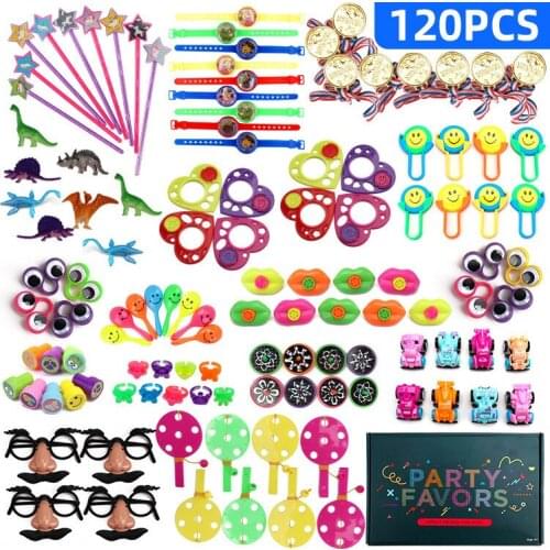 Small Bulk Toys Giveaways Prizes Game Assorted Kids Puzzle Toys Classroom Treasure Box Party Pinata Fillers 120 Pcs