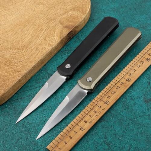 NINE THORN920 Godfather folding knife 154 cm blade aluminum alloy handle outdoor camping hunting tactical survival knife EDC