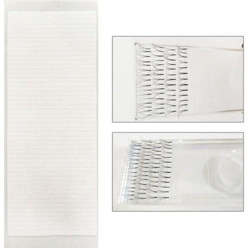 150pcs/bag Eyelash Extension 3D Eyelash Assistant Adhesive Tape False Eyelash Cluster Saving Tool For Novice False EyeLash Tool