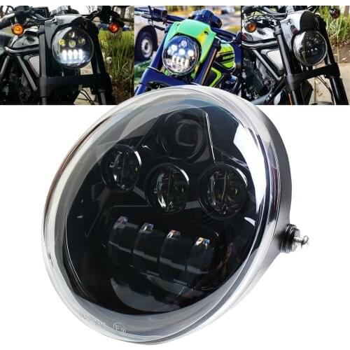 V rod 60w Motorcycle Headlight with Hi/low beam Faro Moto For V Rod VRSCF VRSC VRSCR 2002-2017