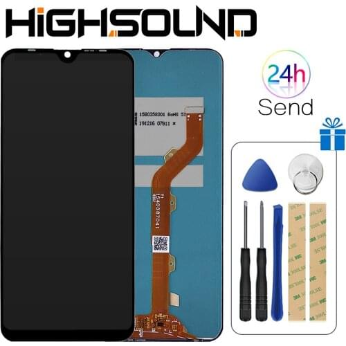 6.52" For Tecno Spark 4 KC2 LCD Display Touch Screen Digitizer Assembly For Tecno Spark 4 LCD Sensor Phone Replacement +Tools