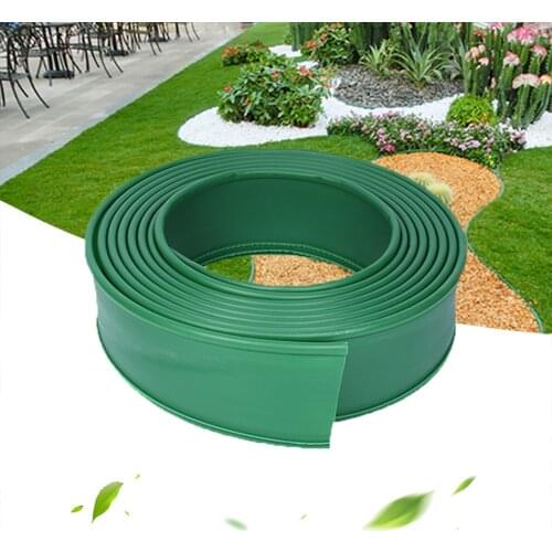 10m Grass Edging Fence Belt Garden Lawn Border Edging Stone Lsolation Path Barrier Horticulture Garden Patio Greening Belt