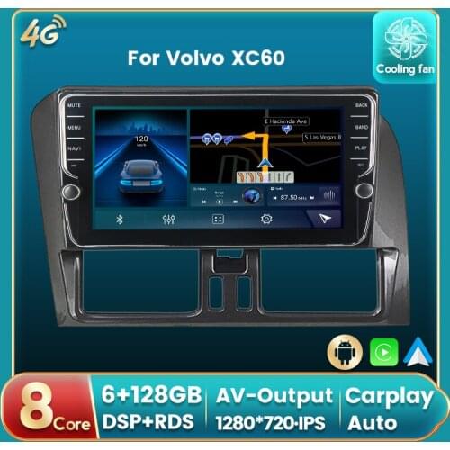 Android 11 DSP RDS For Volvo XC60 Car Radio Auto Multimedia DVD Player GPS Navigation Auto carplay IPS BT