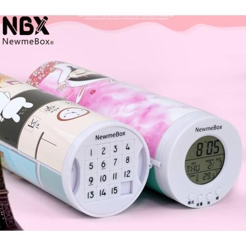 2020 New design creative high capacity pencil case panda penguin Kawaii animals cat for kids gifts school Stationery supplies