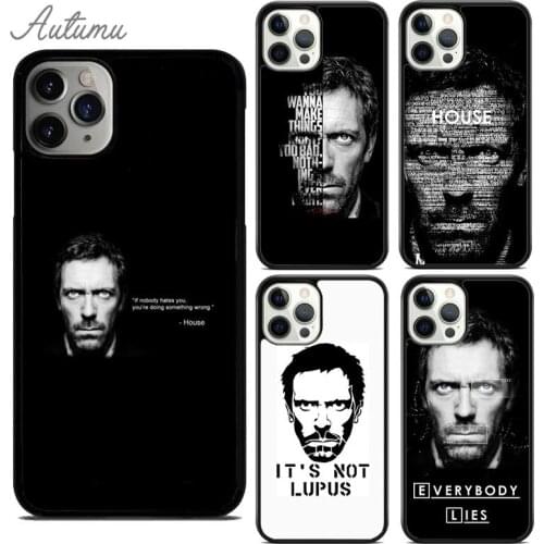 Dr House Phone Case for iPhone 11 12 Pro Max mini X XR XS SE 2020 5 6S 7 8 Plus Samsung Galaxy S8 S9 S10 Cover shell