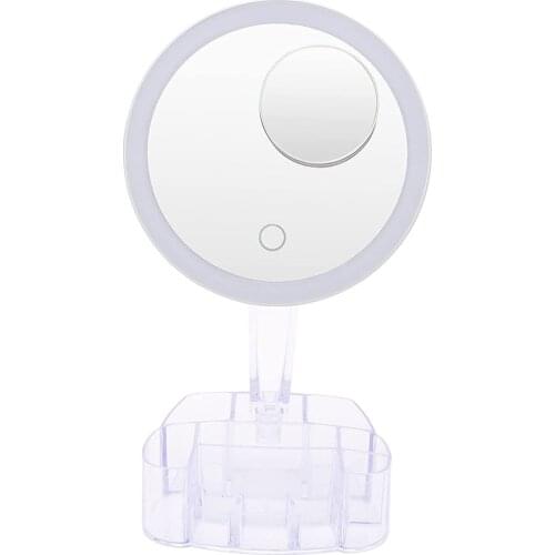 Makeup Mirrors Vanity Light Up Mirror Touch Screen Brightness Adjustable Powered by Battery