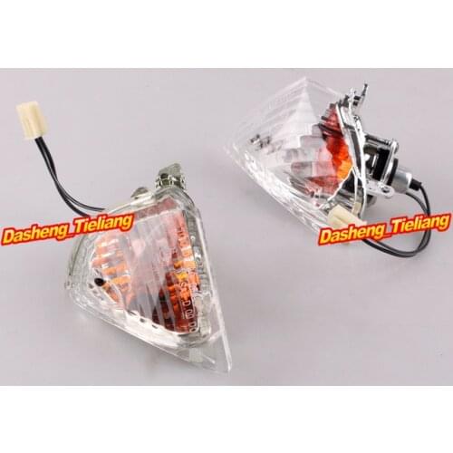 E-Mark Rear Turn Signals Indicator Blinker Lens Shell Cover for SUZUKI GSXR 600 750 2006 2007 K6 & GSXR1000 2005 2006 K5 Clear