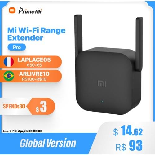 Global Version Xiaomi Mi Wi-Fi Range Extender Pro Mijia Wifi Amplifier Router 300M 2.4G Repeater Network Mi Wireless Router Home