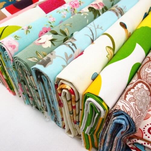 240cm printed cotton tablecloth canvas fabric thick cotton diy curtain pillowcase sheets sofa fabric patchwork fabric