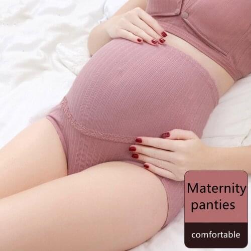 Cotton Maternity Panties High Waist Adjustable Belly Pregnancy Underwear Clothes for Pregnant Women Pregnancy Briefs Plus Size