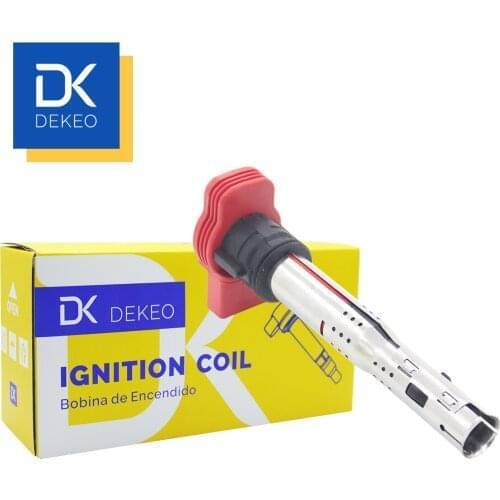 DEKEO Ignition Coils For Audi A4L B8 A6L Touareg Q7 A5 A7 A8 A6 R8 S5 S8 A4 RS6 06E905115A