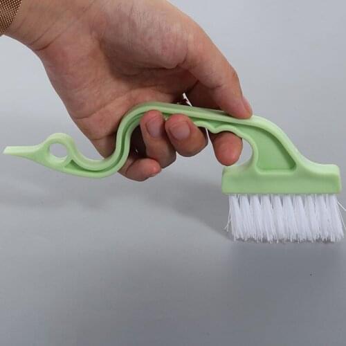 Creative Hand-held Cleaning Brush Multipurpose Groove Door Window Gap Brush Keyboard Kitchen Cleaning Brush Home Cleaning Tools