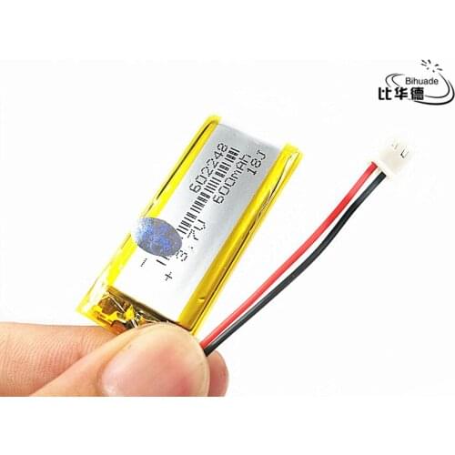 Liter energy battery JST 2.54mm 3.7V,600mAH 602248 Polymer lithium ion / Li-ion battery for tablet pc BANK,GPS,mp3,mp4