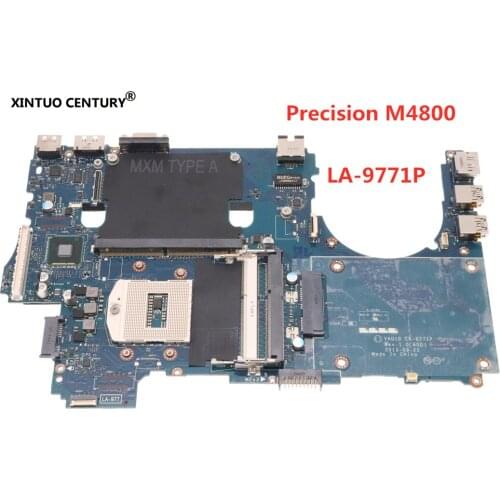 For DELL Precision M4800 Laptop Motherboard LA-9771P DDR3 CN-0WNW0H 0WNW0H WNW0H Motherboard tested 100% work