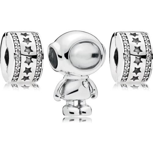 NEW 100% 925 Sterling Silver New 1:1 RAU0535 Cosmo Charm Pack set Original Jewelry Christmas Gifts Recommended