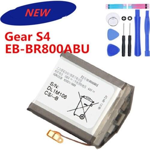 NEW Original Battery EB-BR800ABU EB-BR810ABU EB-BR170ABU For Samsung Gear S4 SM-R800 SM-R810 SM-R805 SmartWatch Battery