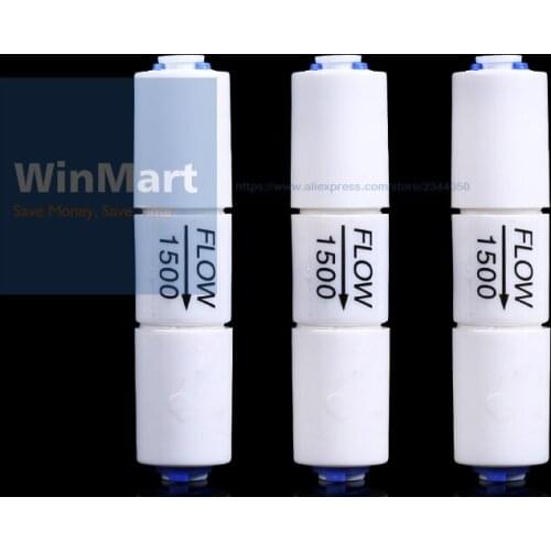 1PC 6.5 OD 1500CC Reverse Osmosis Flow RO Restrictor Flow 1500 ML about 1:3 With 1/4" Household Water Purifier