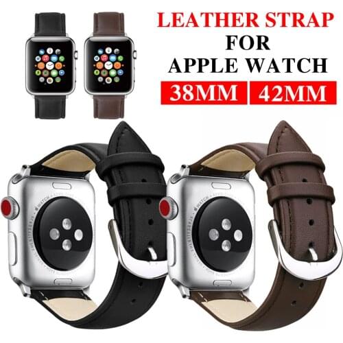 Leather watch bands for Apple watch 4 40mm 44mm Band iwatch 4 watch accessories bracelet 42mm 38 44mm apple series 4 3