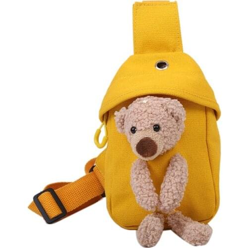 Bags for women 2019 canvas crossbody vintage designer yellow small chest bag summer korean style women motorcycle cute purses